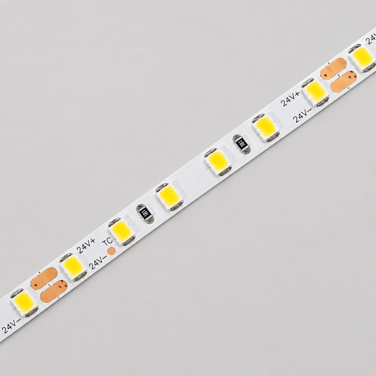 Subsize narrow LED strip FPCB for compact profile applications