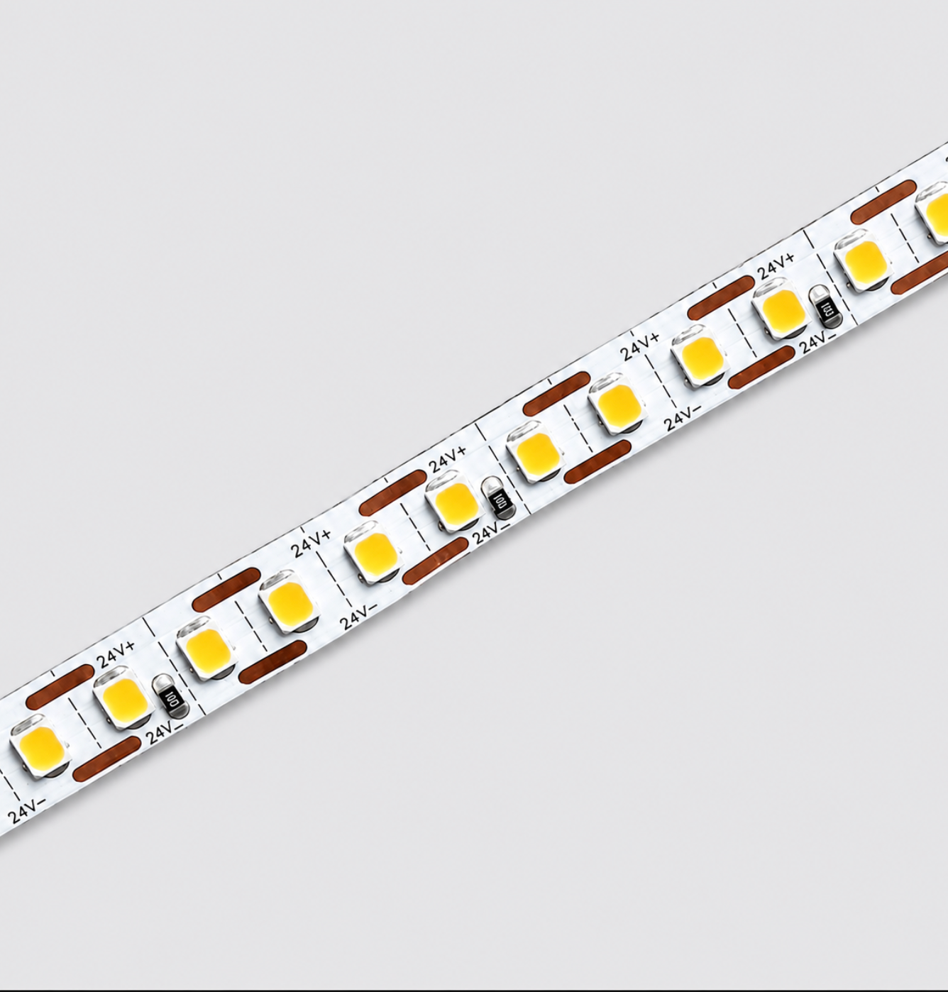 Free cut LED strip FPCB with short cutting unit for flexible installation
